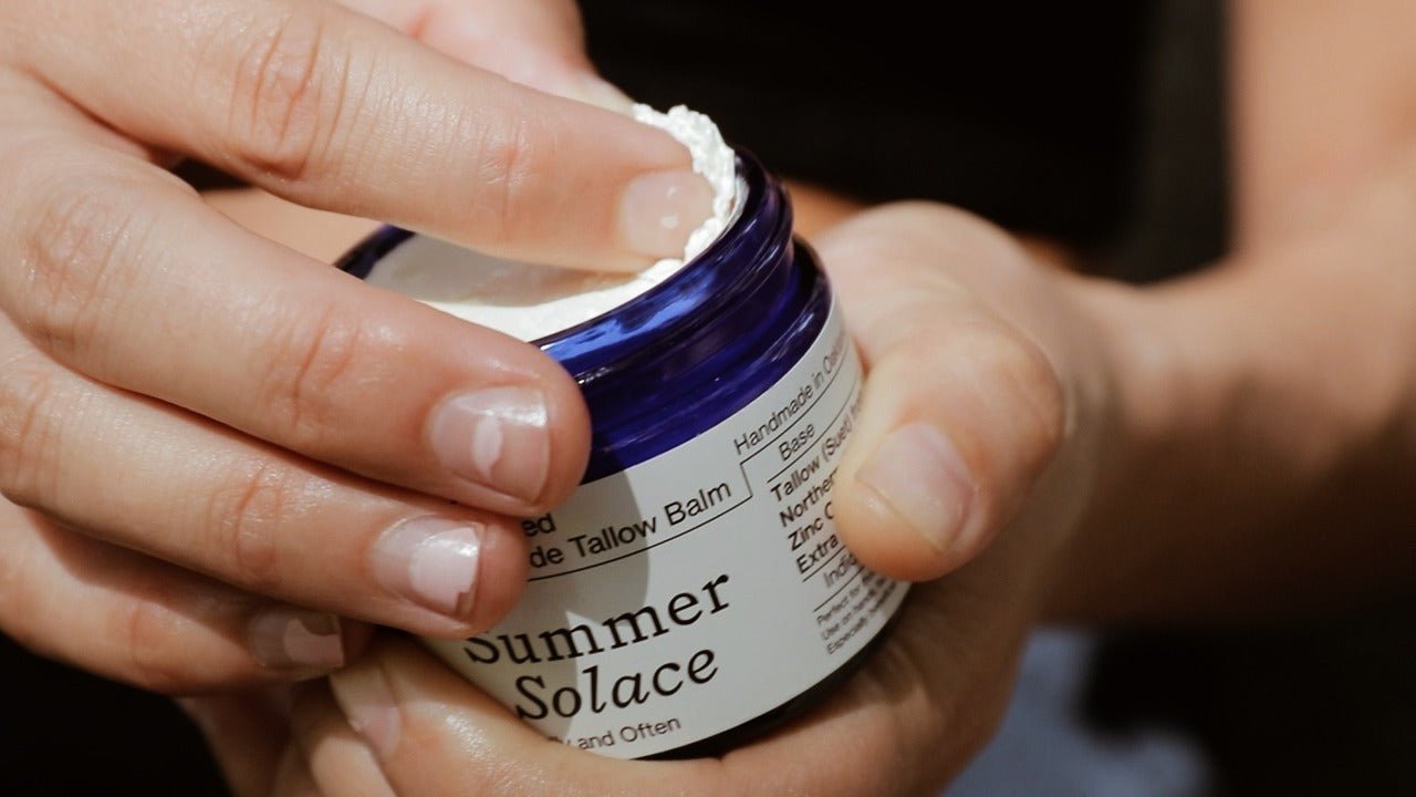 23% Non-Nano Zinc (USP) Tallow Balm | Pure Unscented