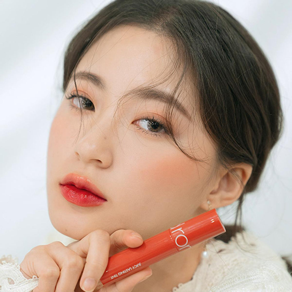 rom&nd Juicy Lasting Tint: Bare Fig - Glossy, Moisturizing, Long Lasting Korean Lip Tint for Vibrant, Hydrated Lips