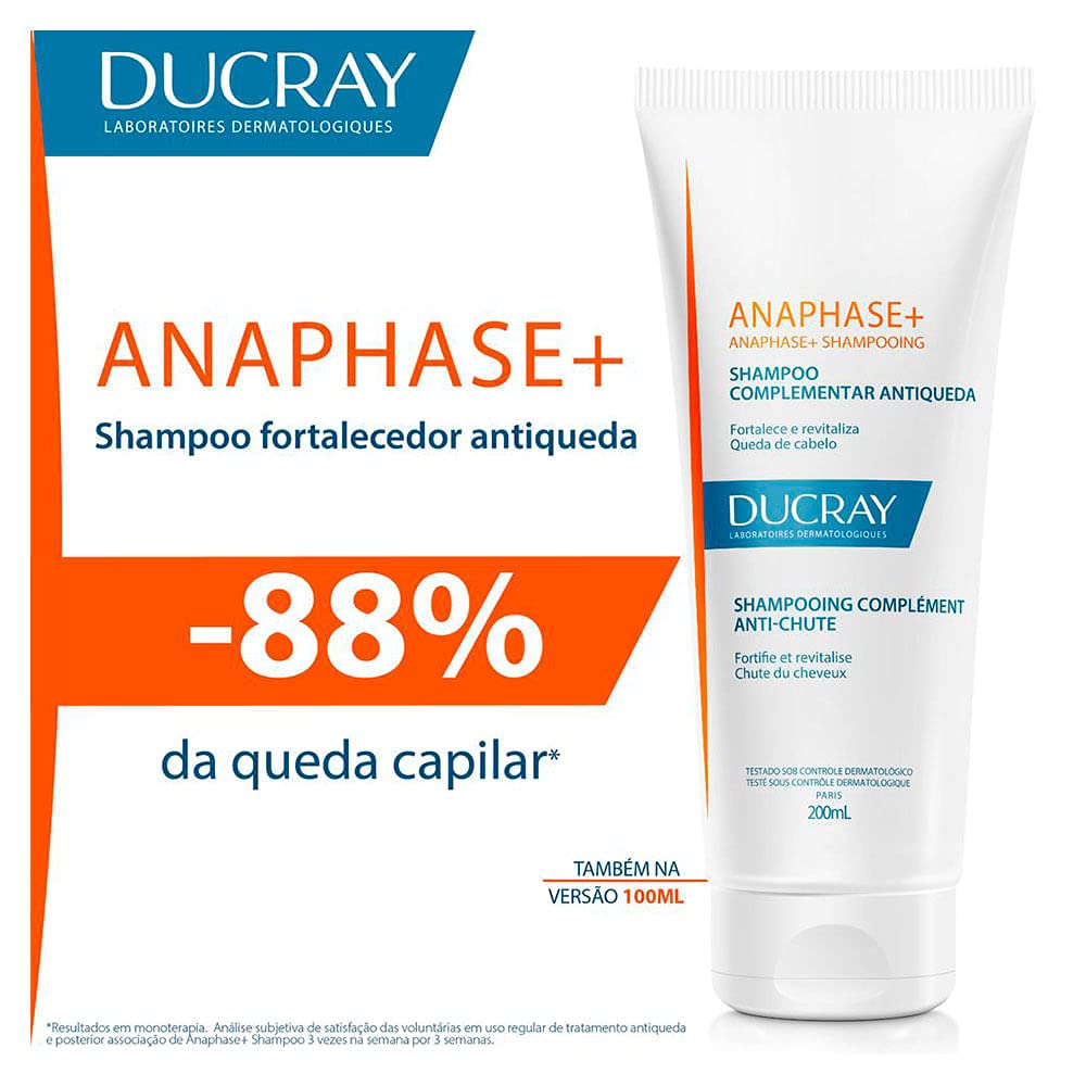 Ducray Anaphase Conditioner - 200ml Hair Strengthening Treatment for Damaged Hair