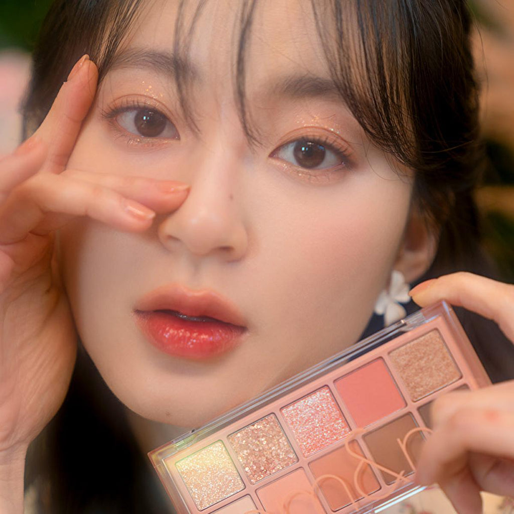 rom&nd Better Than Palette Eyeshadow Palette 01 Pampas Garden - 10 Color Eyeshadow Palette with Matte & Shimmer Finish