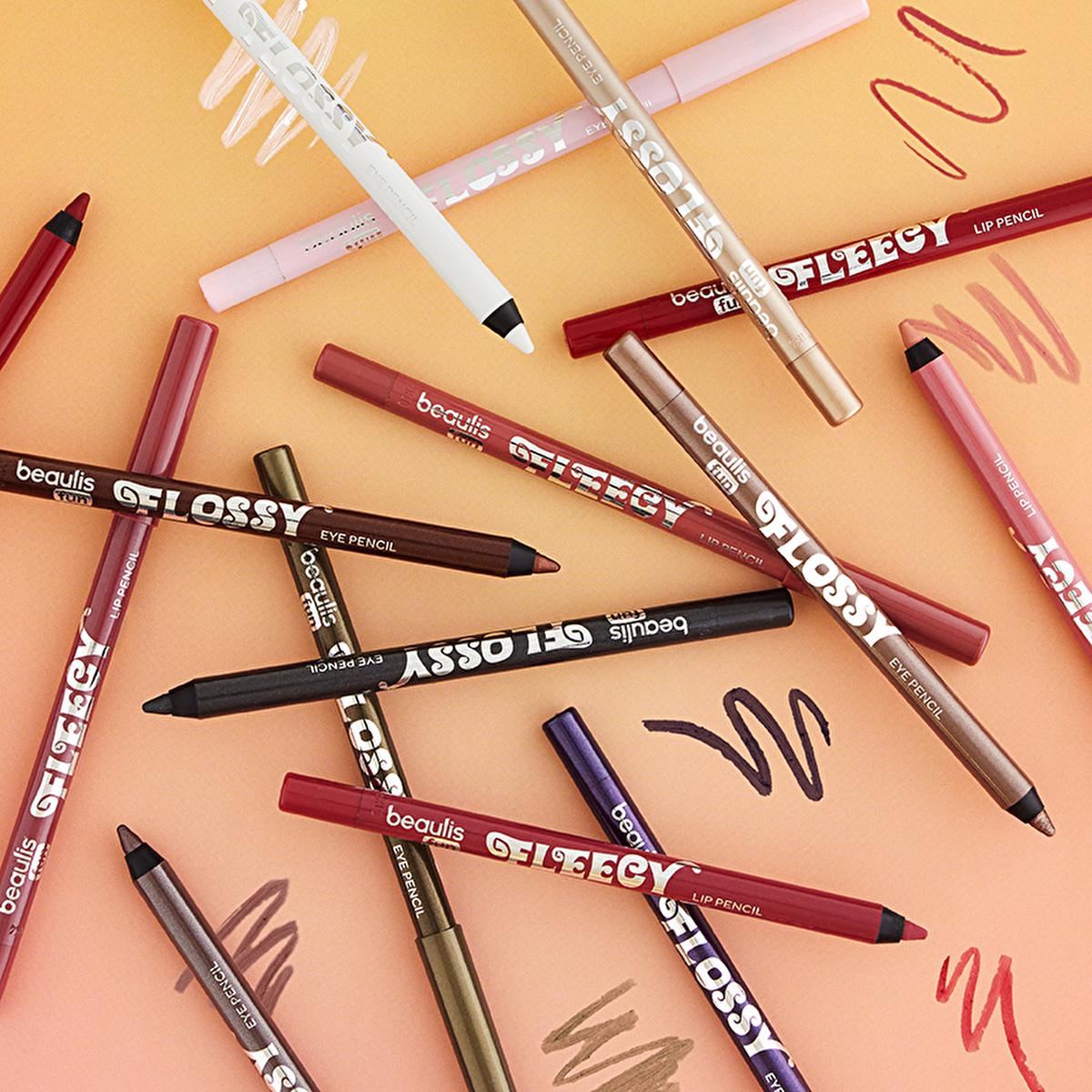 Beaulis Fun Flossy Eyeliner - Vibrant Color, Creamy Texture - 9 Color Options