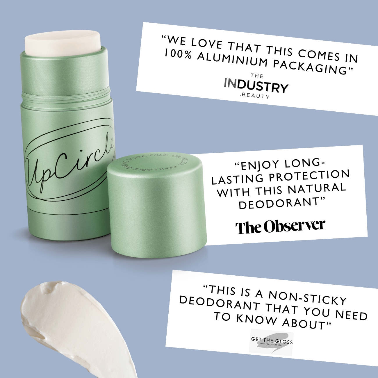 Refillable Deodorant with Macadamia + Bergamot