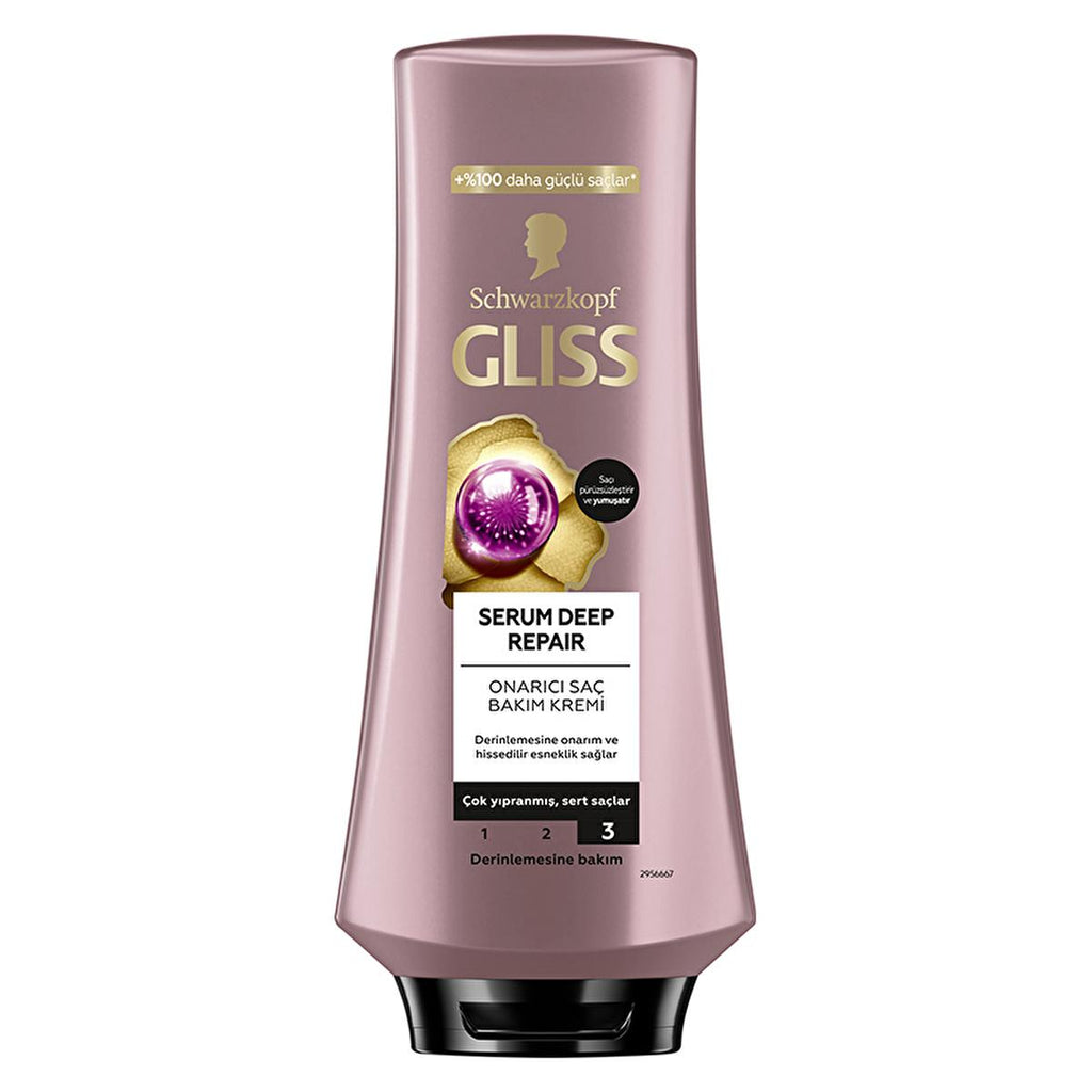 Gliss Serum Deep Repair Hair Conditioner: Revitalize Damaged Hair with Amino Protein Serum for Ultimate Restructuring and Elasticity